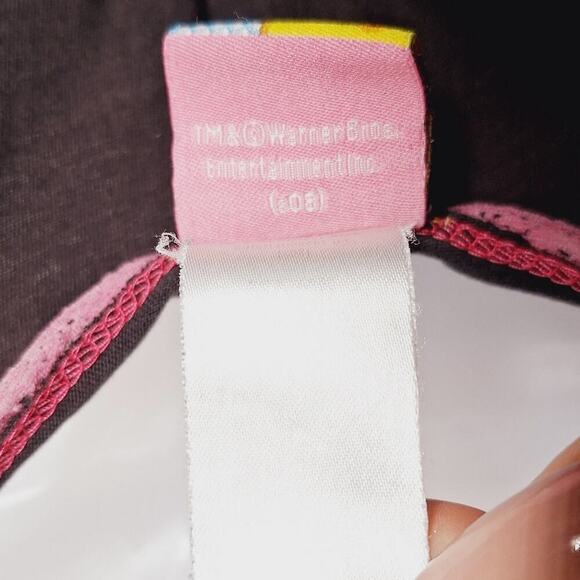 Vintage Y2K Tweety Bird Sweet Tank Top Looney Tunes Racerback Lettuce Lace S/M - Picture 5 of 12